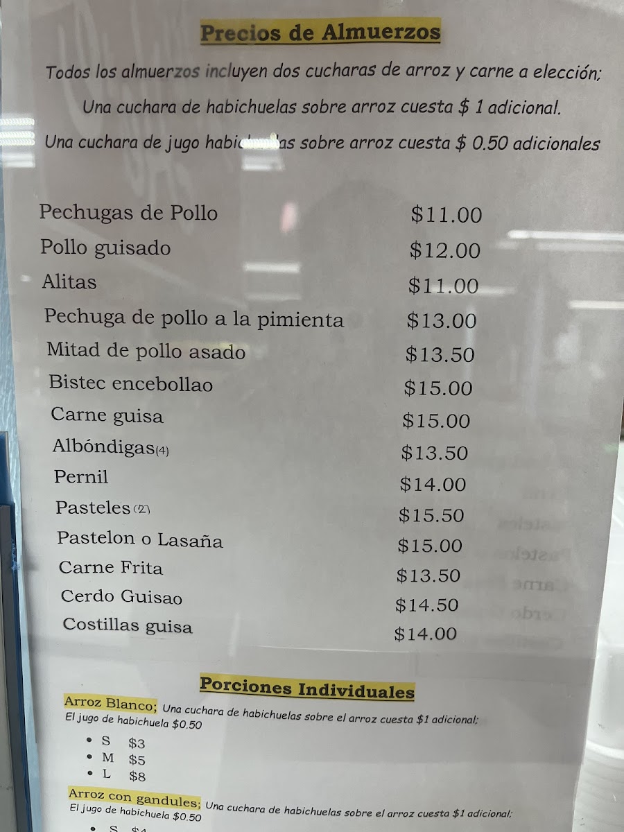 Gonzalez Grocery Menu - Image 2